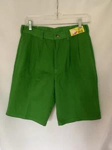 New Old Stock Vintage Duck Head Shorts Green Cotton Chino Khaki Preppy 29 - Picture 1 of 5