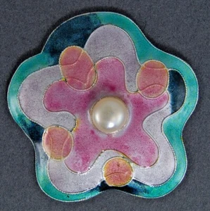 DESIGNER GLASS ENAMEL BUTTONS  - Picture 1 of 1