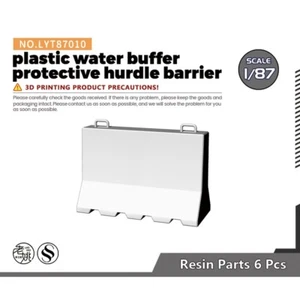 Yao's Studio 1/87 HO Scale Plastic Water Buffer Protective Hurdle Barrier - Picture 1 of 2