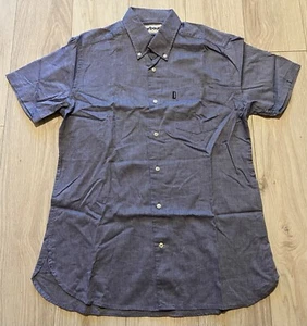 Barbour Shirt Mens Large Blue Long Sleeve Button Up Casual - Picture 1 of 7