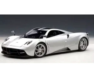 1/18 AUTOart Pagani Huayra Plata con Caja De Japón 78266 Modelo Coche Minicar - Imagen 1 de 1