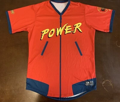 Rare OT MiLB West Virginia Power Baywatch Game Day Jersey - Image 1 of 4