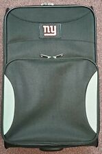 NFL New York Giants 21 in. Black Carry-On Softside Suitcase by Denco