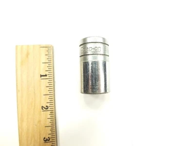 SNAP-ON TOOLS 1/2" DRIVE 5/8" SHALLOW 6 POINT SOCKET - MADE IN USA - SAE TW-201 - Image 1 of 4