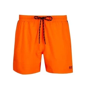 NUEVO BAÑADOR HUGO BOSS Pearleye para hombre en naranja neón TALLA S - Imagen 1 de 4
