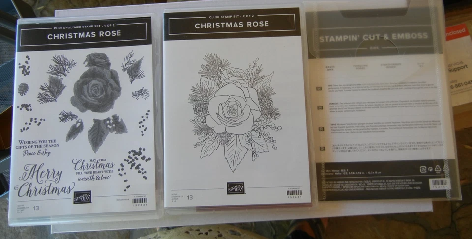 Stampin' Up! Sello adhesivo o fotopolímero retirado.  Poco uso. Foto 1 de 1