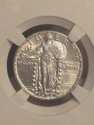 1926 STANDING LIBERTY QUARTER FULL HEAD ***TOP POP MS67+ *** - Image 1 of 4
