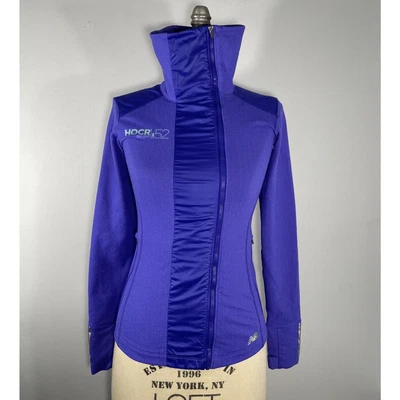 New Balance Head of Charles Ragatta Full Zip Mock Neck Jacket Women's XS Purple - Image 1 of 4
