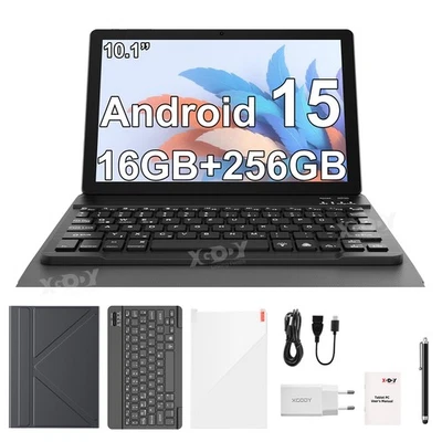 Neu 10,1 Zoll Tablet Android 15 16GB+256GB(1TB TF) Tab 8Core 7000mAh 2.4G/5GWIFI - Bild 1 von 4