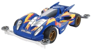Tamiya Full Cowl Mini 4WD Series No.50 Spin Cobra Premium Super II Chassis 19450 - Picture 1 of 2