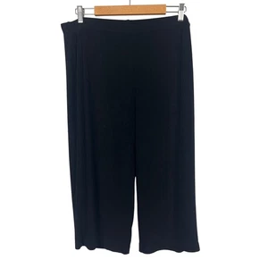 Chico's Travelers Women's L 12/14 Minimalist Coastal Grandma Wide Leg Crop Pants - Picture 1 of 10