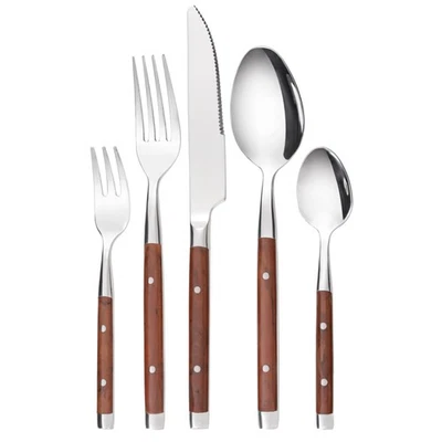 GRÄWE Besteck-Set 10-tlg. Bamberg braun, Edelstahl, Landhausstil - Bild 1 von 2