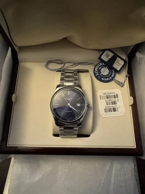 浪琴表 Master Collection Sunray 蓝色男士腕表 - L2.793.4.92.6 — 第 1/4 张图片