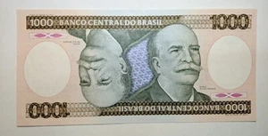 1978, 1000 Cruzeiros Brazil Series 0708 UNC/or High Grade High Value Banknote-1 - Picture 1 of 23
