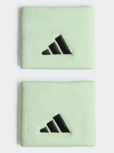 Muñequera corta Adidas tenis entrenamiento semi-verde fitness gimnasio pulseras IR7914 - Imagen 1 de 5