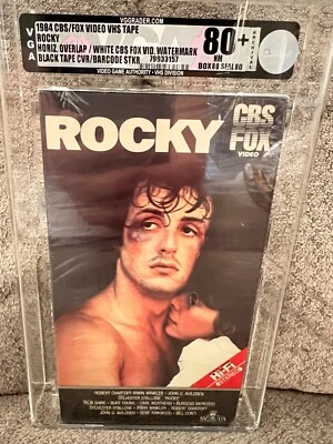 ROCKY VHS 1984 VGA GRADED 80+ w/CBS Watermarks Brand New Factory Sealed - Immagine 1 di 4
