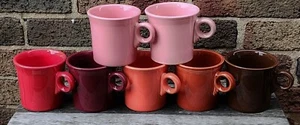 Vintage HLC Homer Laughlin Fiesta Coffee Mugs Cups O Ring Handle PICK YOUR COLOR - Picture 1 of 38