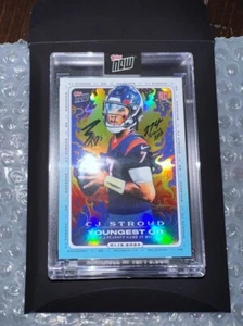 🏈 2023 Topps Now CJ Stroud CJ2 il QB più giovane per vincere i playoff RC in mano - Foto 1 di 2