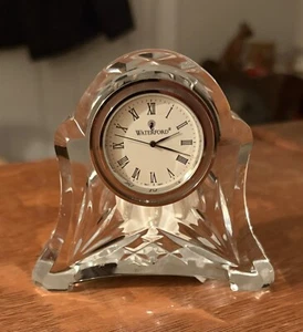 WATERFORD IRISCHE BLEIKRISTALL SILBER LÜNETTE QUARZWERK HERITAGE ABBEY UHR - Bild 1 von 4