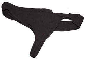 NWT Ladies size large 11-13 NOBO black thong sku 1000000269 - Picture 1 of 2