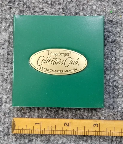 LONGABERGER 5 YEAR CHARTER MEMBER Collectors Club PIN Cover