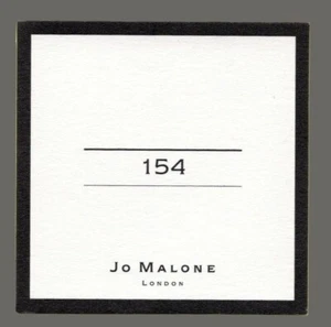Carte publicitaire - 154 Boisé de Jo Malone recto verso - Picture 1 of 2