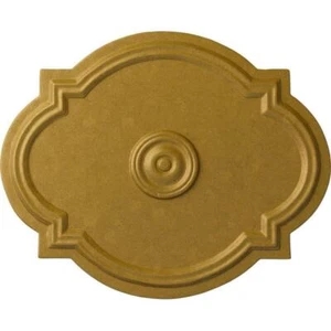 Ekena Millwork Polyurethane Waltz Ceiling Medallion 1"X21.25" Pharaohs Gold - Picture 1 of 11
