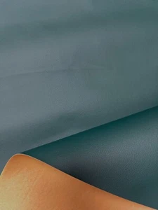 45+ Colors Self-Adhesive Vinyl Fabric Faux Leather 56" Wide Continuous By Yard - Picture 1 of 64