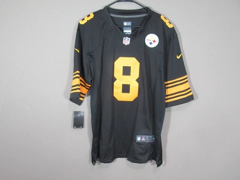 Kenny Pickett #8 Pittsburgh Steelers Men's onField Jersey Alternate Sz Large Cover