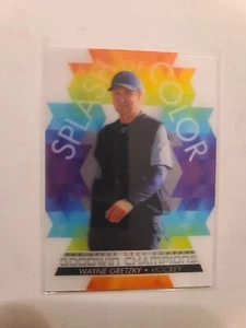 2022 UD Goodwin Champions Splash of Color 3D Lenticular Wayne Gretzky w/Bounty - Picture 1 of 2