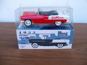 1955 CHEVROLET CONVERTIBLE *COCA COLA 600* DIE CAST BANK # 00278 NIB - Picture 1 of 9