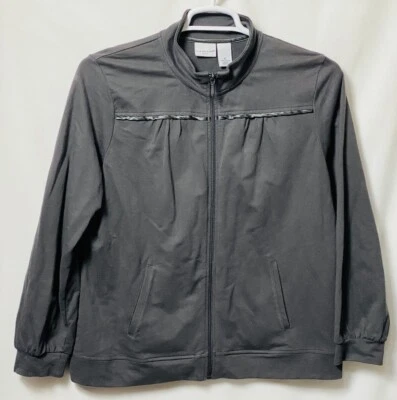 Chaqueta ligera gris Kim Rogers para mujer talla PL pequeña grande Foto 1 de 3