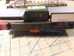 HP 404708-001 HOTSWAP HARD DRIVE CADDY TRAY FOR 146.8GB ULTRA320 3.5" DRIVE OEM - Picture 1 of 2