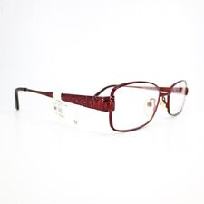 WM 3002 BU Womens red burgundy Full Rim Eyeglasses frames 53-17 135 mm
