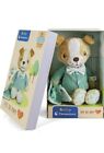 Baby Clementoni Pete The Puppy Soft Plush Toy Comforter Blanket 0mths+ Boxed New