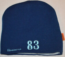 Super Sports Hooters Navy Blue Felt 83 Reversible Skicap Boggin Beanie Hat
