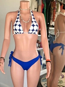 ROYAL BLUE SEXY WOMENS STYLISH SUMMER FASHION BATHING SUIT BIKINI SET - Picture 1 of 2