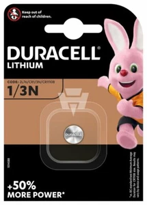 Duracell Batería Litio 3V 1/3N - 2L76 - CR1 - 3N - CR11108 1er Blister - Imagen 1 de 1
