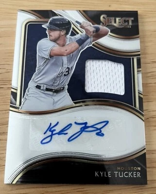 2021 Panini Select Signature Materials #d 99/99 Kyle Tucker #SM-KT Auto Astros - Image 1 of 2