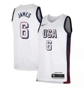 LeBron James Nike 2024 USA Basketball Swingman Spielertrikot Paris Olympia Team - Bild 1 von 2