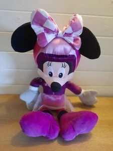 Large Disney Minnie Mouse Racing Car Stffed Toy Doll - Picture 1 of 7