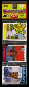 1986 Topps Baseball Rack Pack - JIM RICE AS & AL OLIVER TOP; DAVEY LOPES BACK!!! - Picture 1 of 1