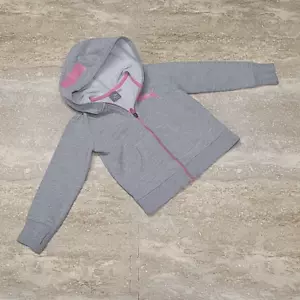 PUMA GIRLS YOUTH ZIP UP HOODIE SIZE 5 - Picture 1 of 8