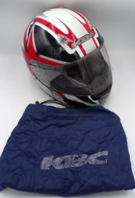 Casco de motocicleta KBC Galaxy cara completa aprobado por Snell DOT talla XS Foto 1 de 4