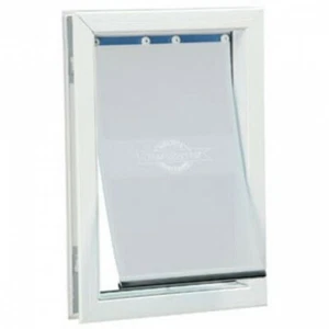 Staywell 620 ALUMINIUM Dog Cat Pet Door in White - Medium Size - 620ML - Picture 1 of 3