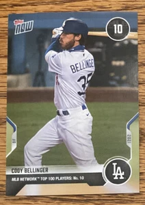 2021 Topps Now MLB Network Top 100 Cody Bellinger LA Dodgers, T-10 - Picture 1 of 1