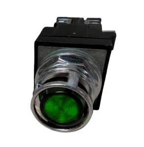 CR104PBL11G3S8, GE, 30 mm Illuminated Pushbutton with Guard, 1NC-1NO - Picture 1 of 2