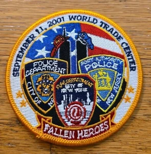 9-11-2001 World Trade Center Fallen Heroes 3,5" - Imagen 1 de 4