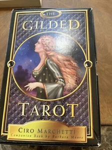 The Gilded Tarot (Tarot Deck Set w/ Guidebook) by: Barbara Moore - Picture 1 of 3