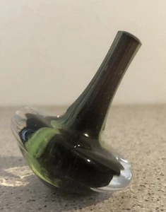 Toupie presse papier sulfure en verre sulphide spinning top paperweight - Imagen 1 de 2